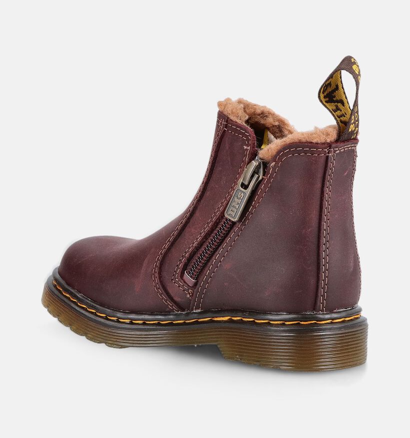 Dr. Martens 2976 Leonore Bottines Chelsea en Marron pour gar&ccedil;ons (376030)