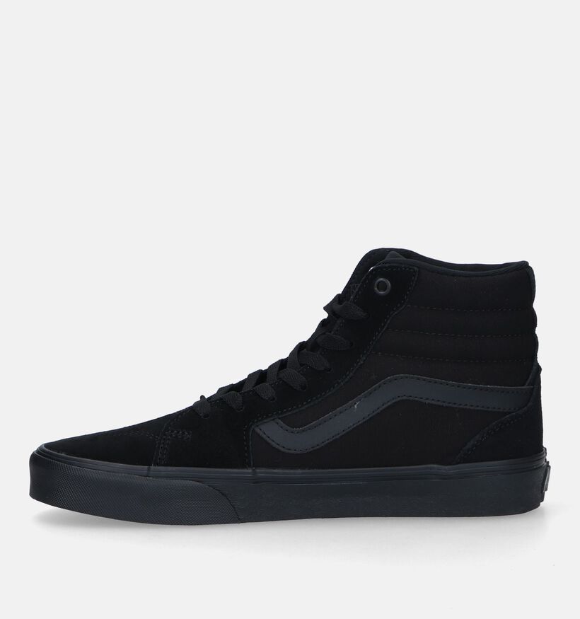 Vans Filmore Hi Baskets de skate en Noir pour hommes (328236)