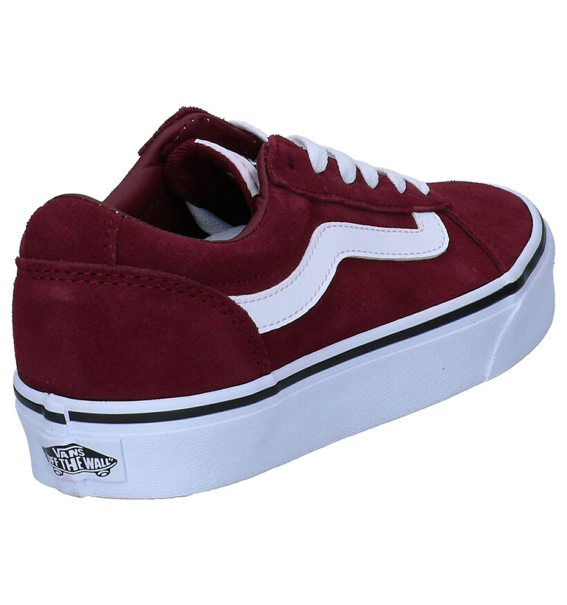 Vans Ward Baskets de skate en Noir pour femmes (327994)