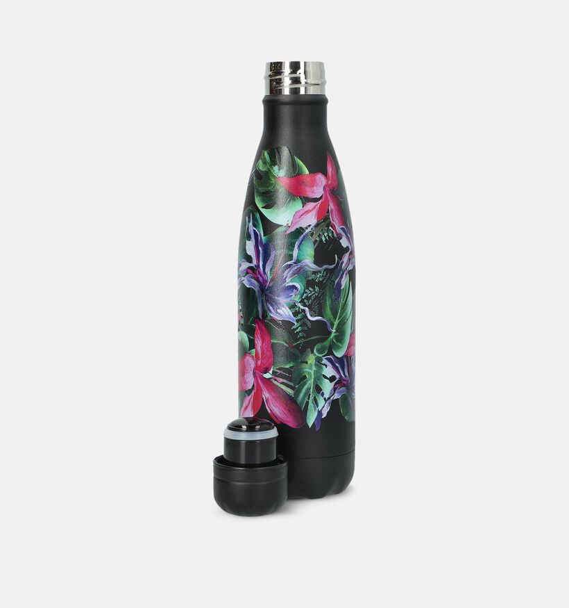 Chilly's Tropical Bottle Zwarte Drinkfles 500ml voor dames (383686)