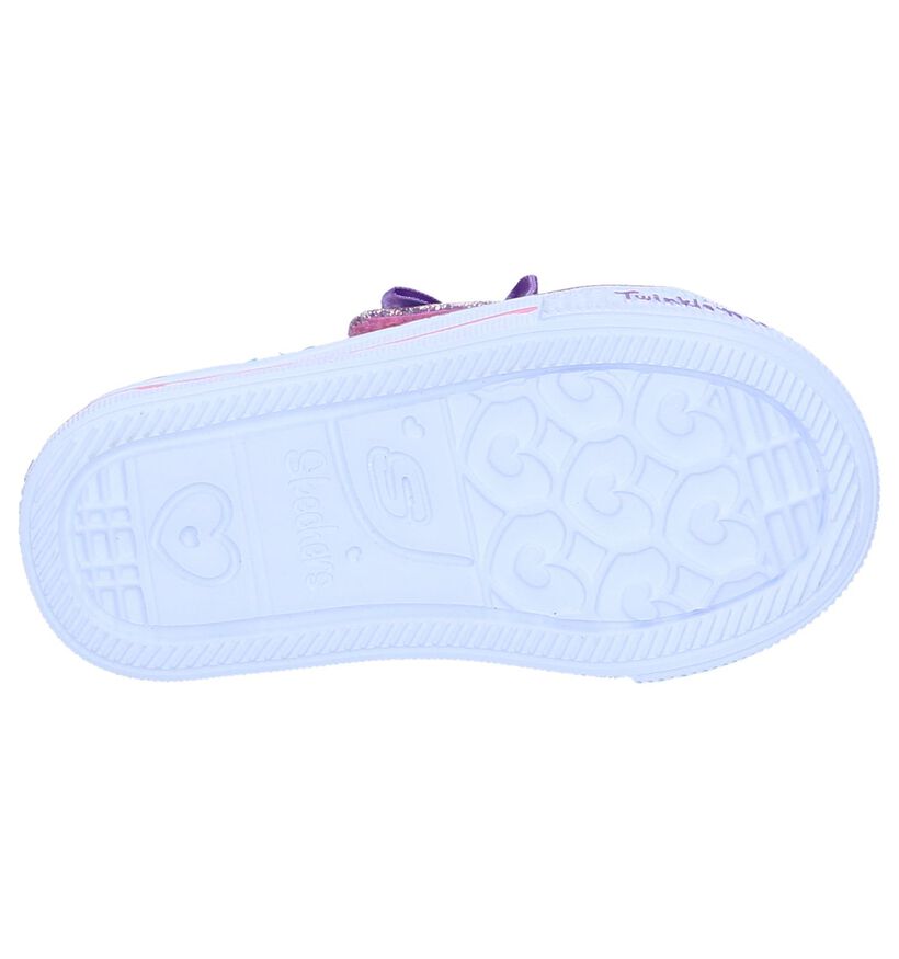 Skechers Baskets basses en Or en textile (273924)