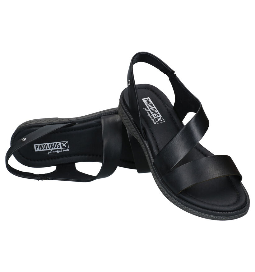 Pikolinos Moraira Witte Sandalen in leer (308095)