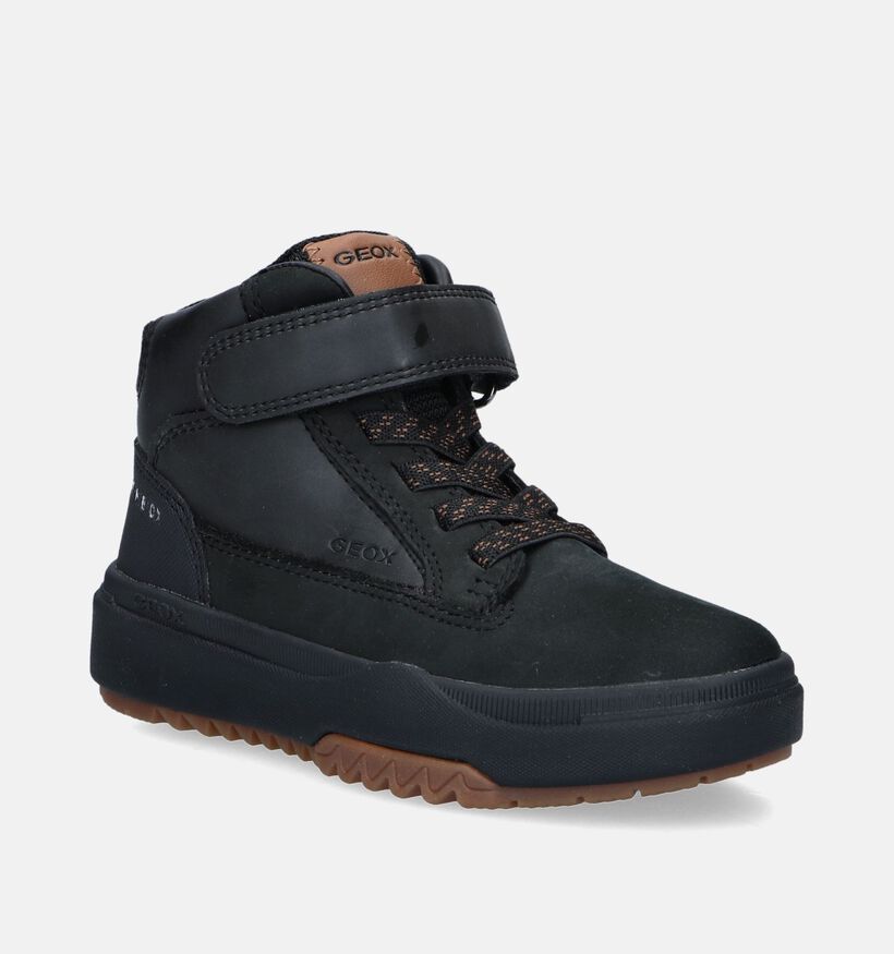 Geox Bunshee Zwarte Hoge schoenen voor jongens (345906) - geschikt voor steunzolen