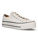 Converse CT AS Lift Platform Denim Fasion Ecru Sneakers voor dames (320402)