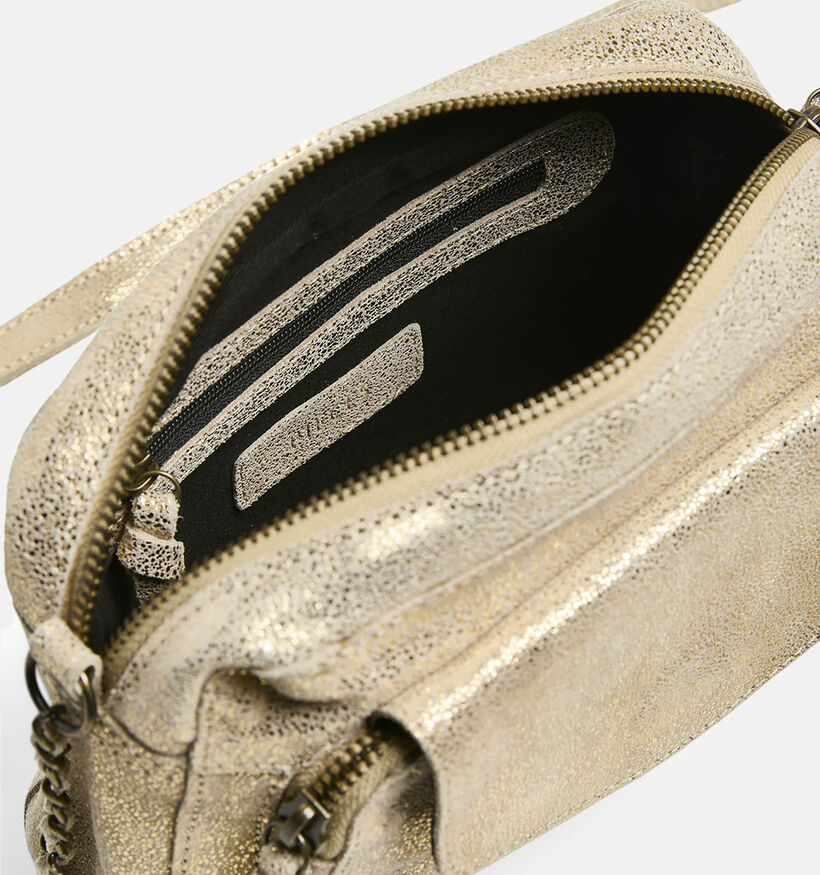 Pieces Naina Gouden Crossbody tas voor dames (352475)