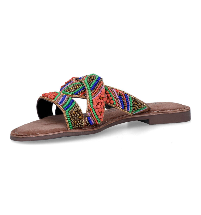 Lazamani Nu-pieds plates en Multicolore pour femmes (323969)