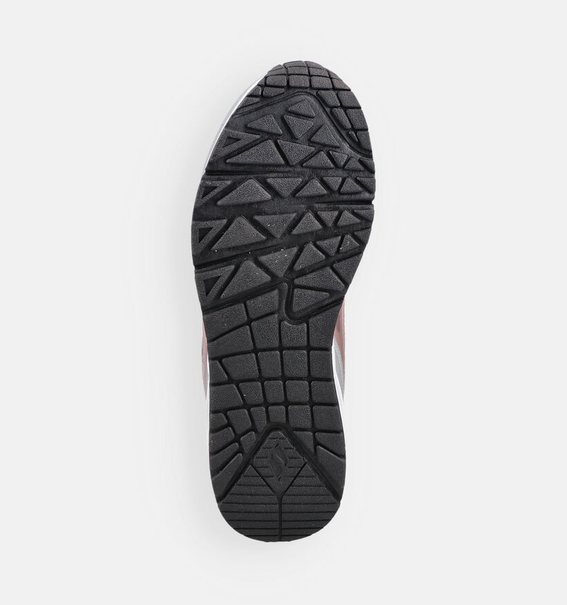 Skechers Uno Baskets basses en Argent pour filles (375700)