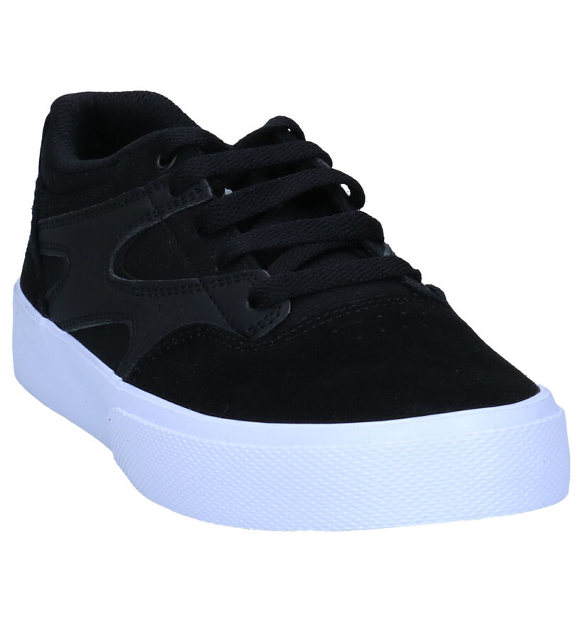 DC Shoes Kalis Vulc Baskets en Noir pour garçons (308539)