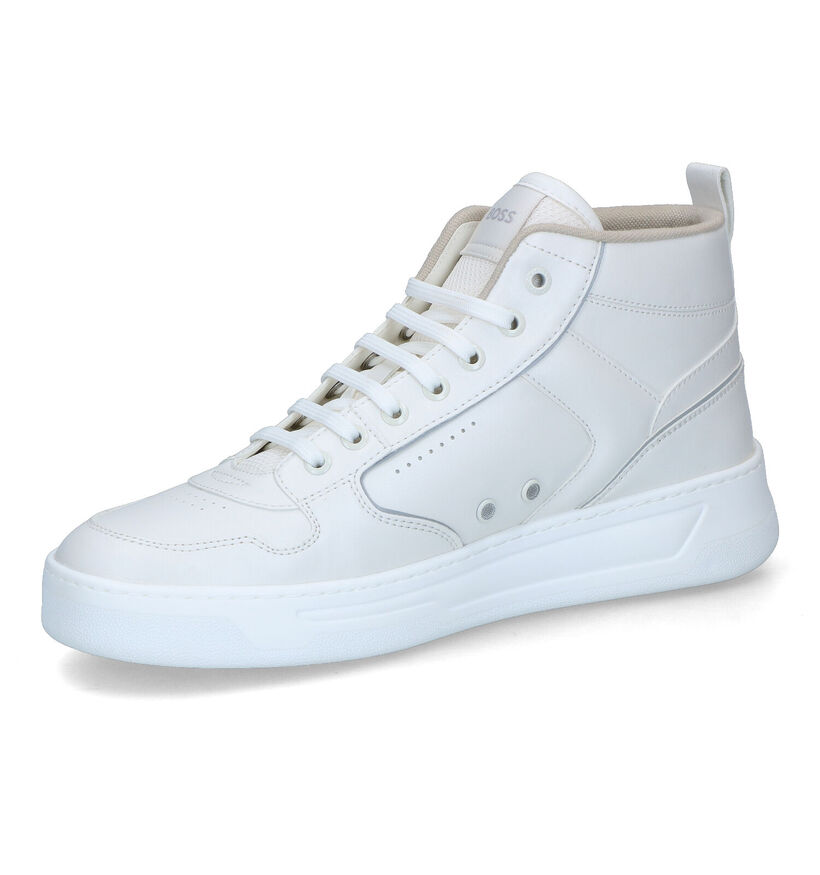 Boss Baltimore Hitu Chaussures hautes en Blanc pour hommes (318702) - pour semelles orthopédiques