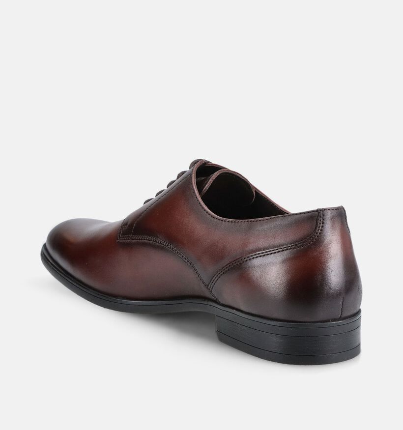Pikolinos Donkerbruine Geklede Veterschoenen voor heren (387870) - geschikt voor steunzolen