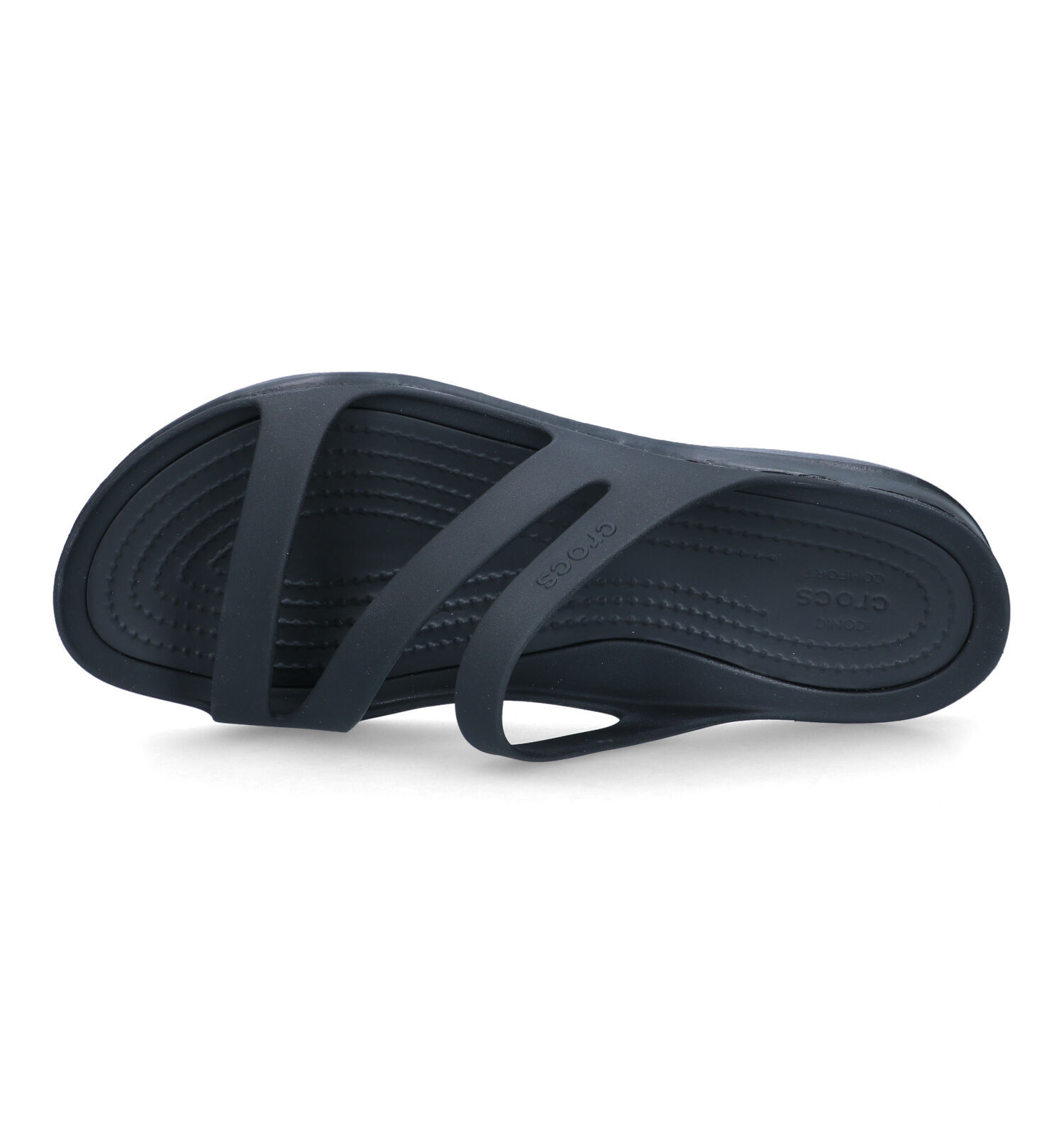 Crocs Swiftwater Zwarte Slippers Dames Slippers Online op TORFS.BE