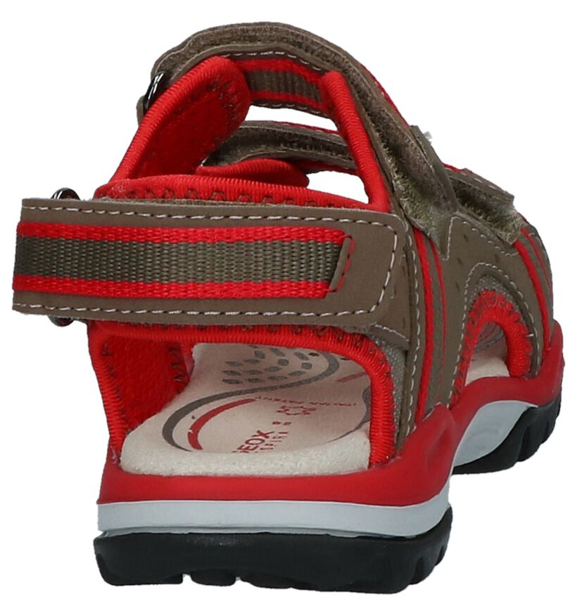 Sportieve Sandalen Rood Geox Borealis in kunstleer (213177)