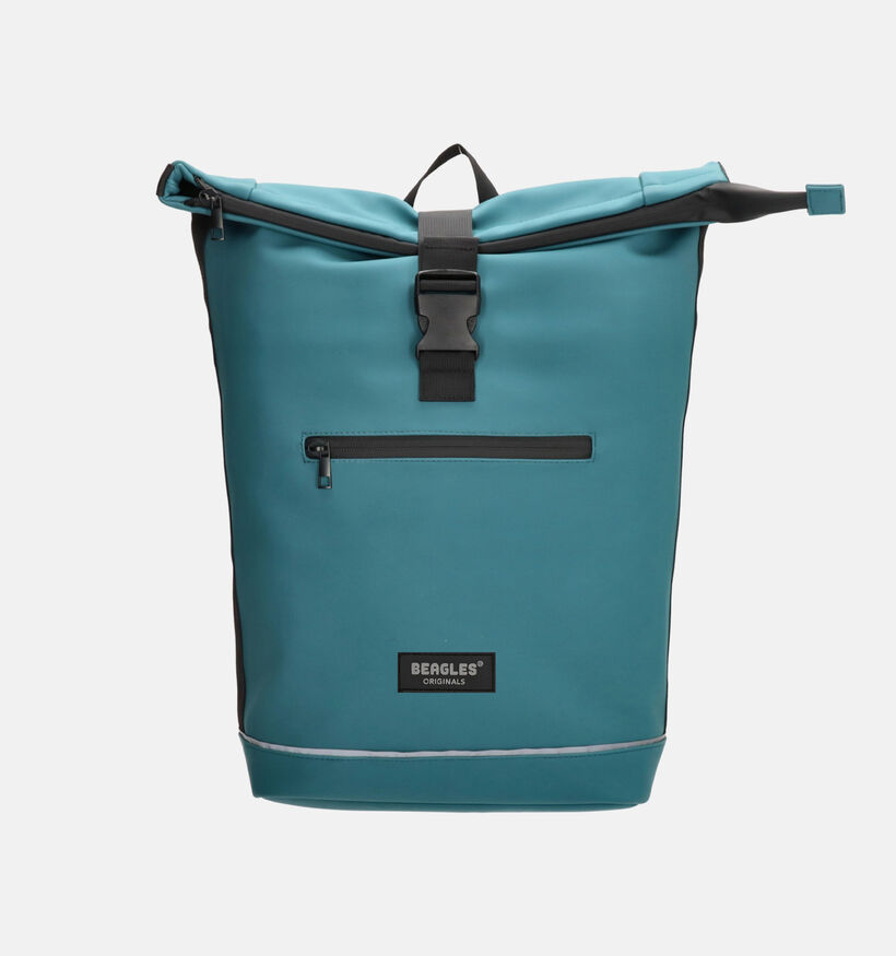 Beagles Turquoise Rolltop Rugzak voor dames, heren (377041)