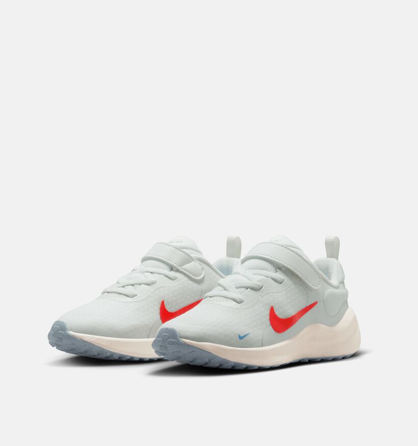 Nike Revolution 7 PSV Baskets basses en Blanc pour garçons (357209)
