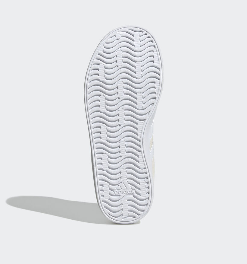 adidas VL Court 3.0 Baskets basses en Gris pour filles, garçons (357441) - pour semelles orthopédiques