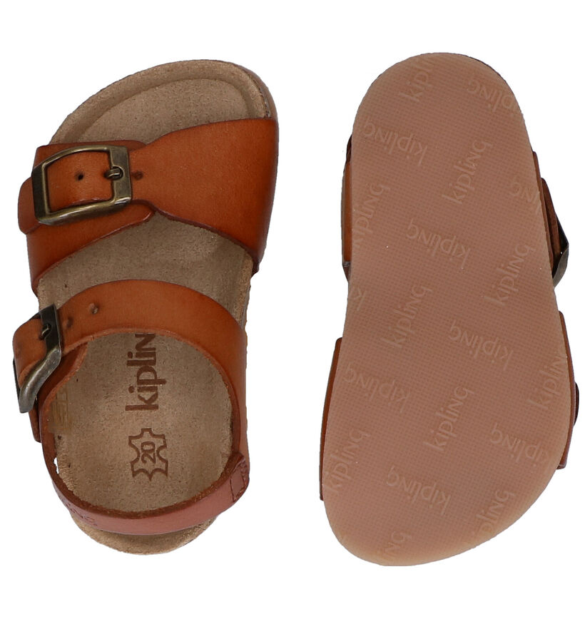 Kipling Easy 4 Blauwe Sandalen in leer (308882)