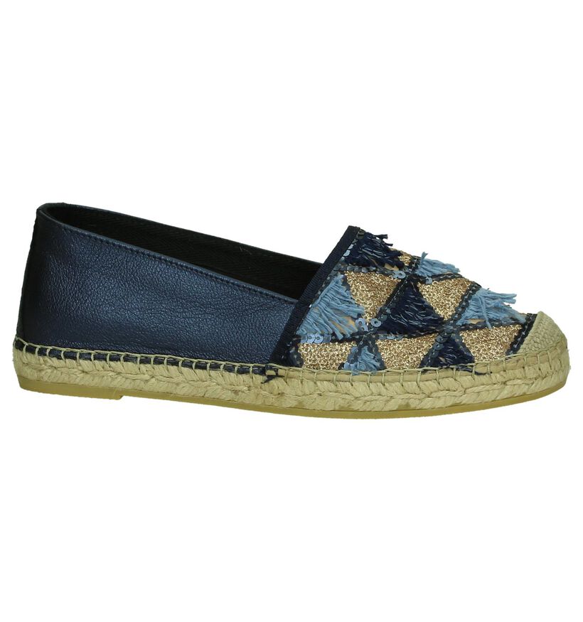 Blauwe Espadrilles Vidorreta met Pailletten , , pdp