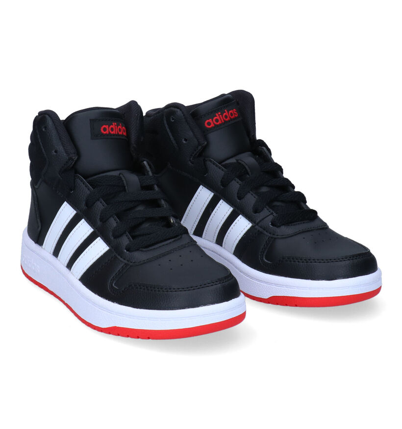adidas Hoops Zwarte Sneakers in kunstleer (299867)
