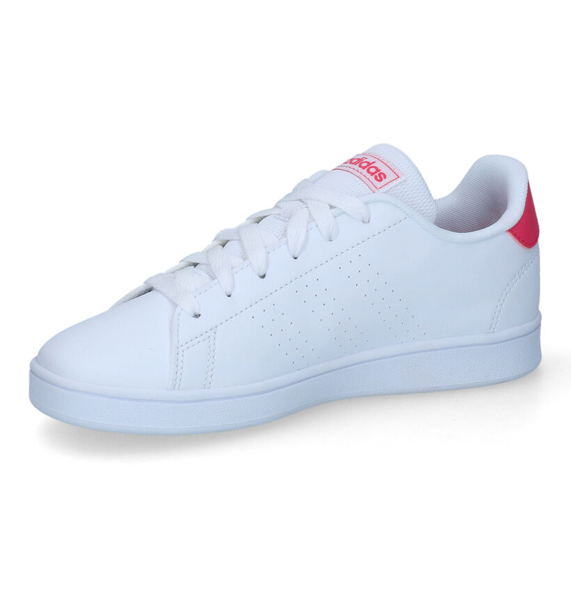 adidas Advantage K Baskets en Blanc pour filles (326890)