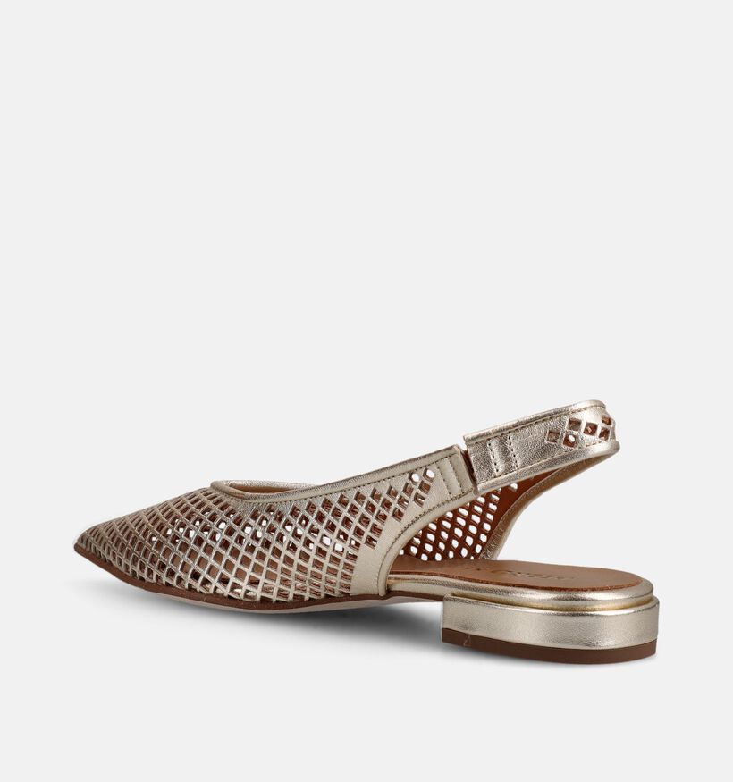 Pedro Miralles Ballerines Slingback en Or pour femmes (373637)
