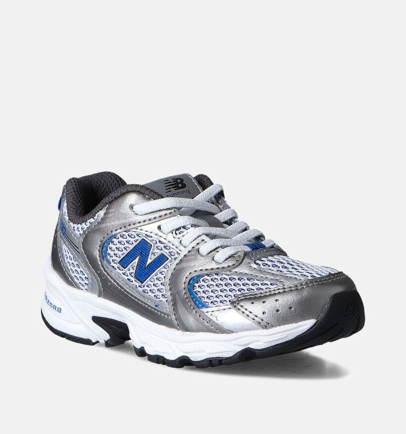 New Balance PZ 530 Baskets en Argent pour filles, garçons (350579) - pour semelles orthopédiques
