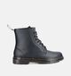 Dr. Martens Aprile 8 Eye Zwarte Boots met Veters voor heren (378031) - geschikt voor steunzolen