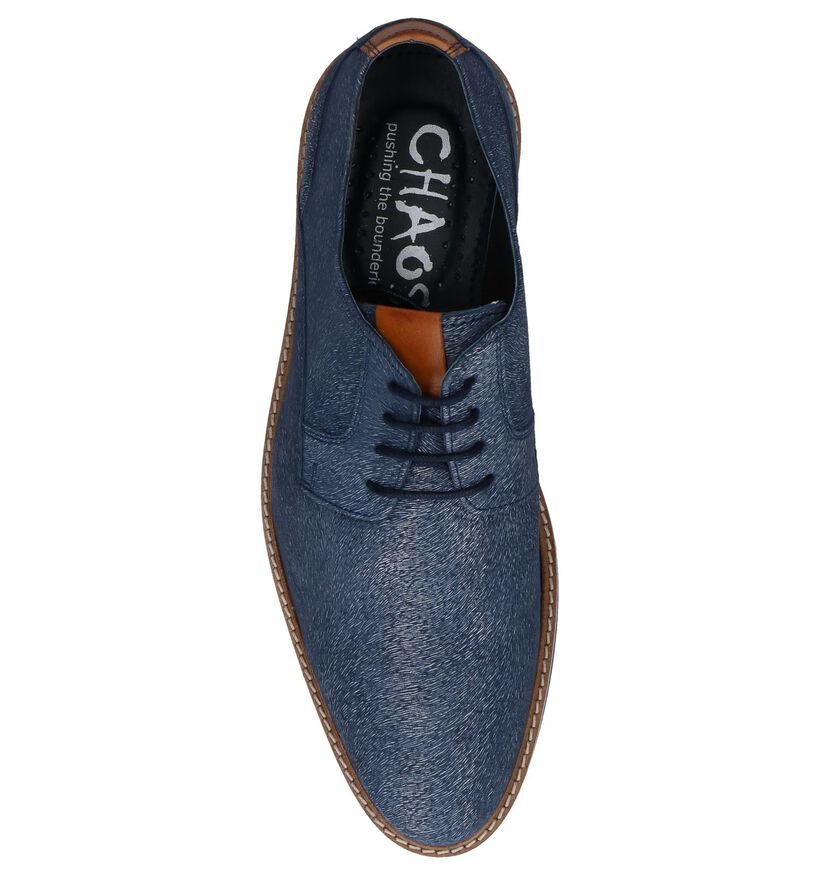 Chaos Chaussures habillées en Bleu foncé en nubuck (239270)