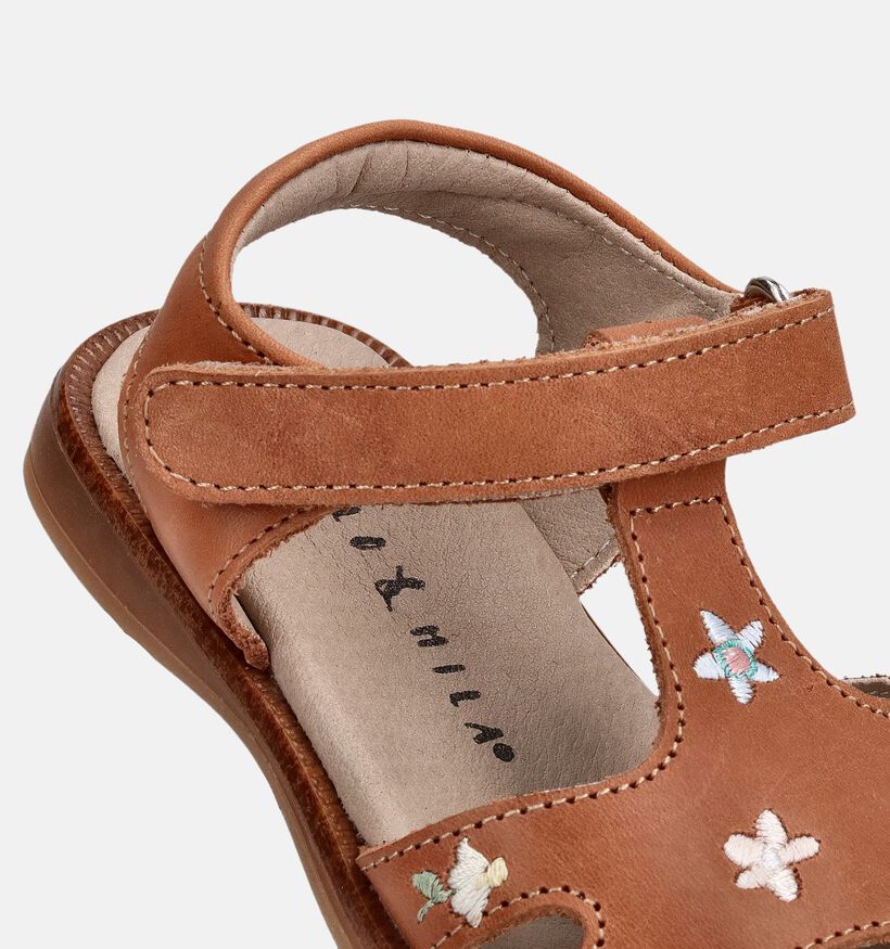 Milo & Mila Cognac Sandalen voor meisjes (372547)
