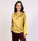 Vila Gea Buckle Blouse en Jaune pour femmes (372348)