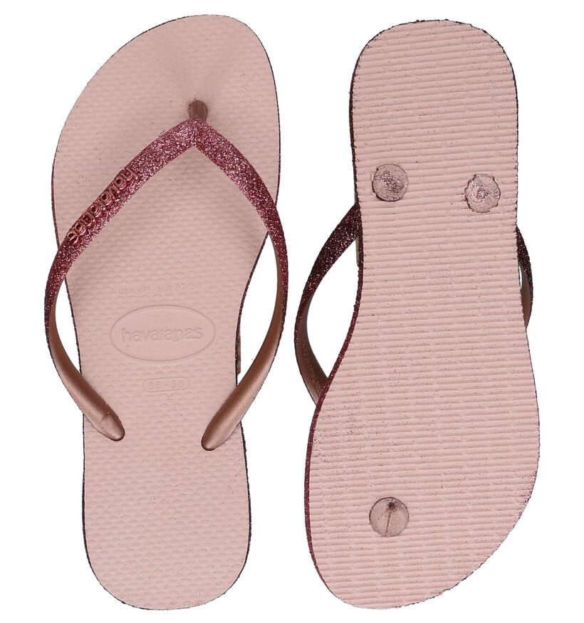 Havaianas Slim Tongs en Beige en synthétique (289779)