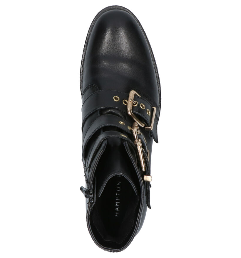 Hampton Bays 2 DAY Zwarte Boots in leer (253809)