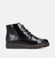 Rieker Bottines à lacets en Noir pour femmes (347417) - pour semelles orthopédiques