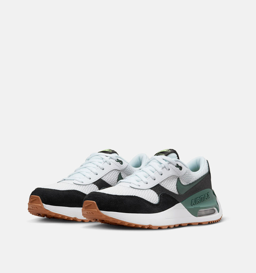 Nike Air Max Systm Witte Sneakers voor jongens, meisjes (344712)