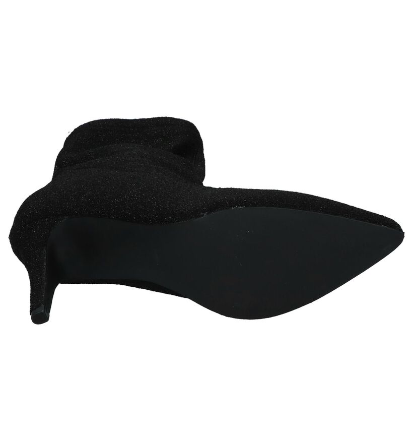 Youh! Bottes courtes en Noir en textile (230445)