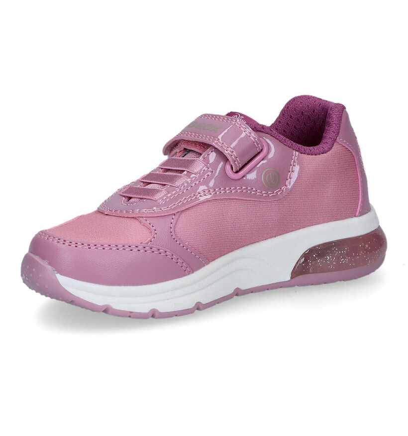 Geox Disney Princess Baskets en Rose en simili cuir (311006)