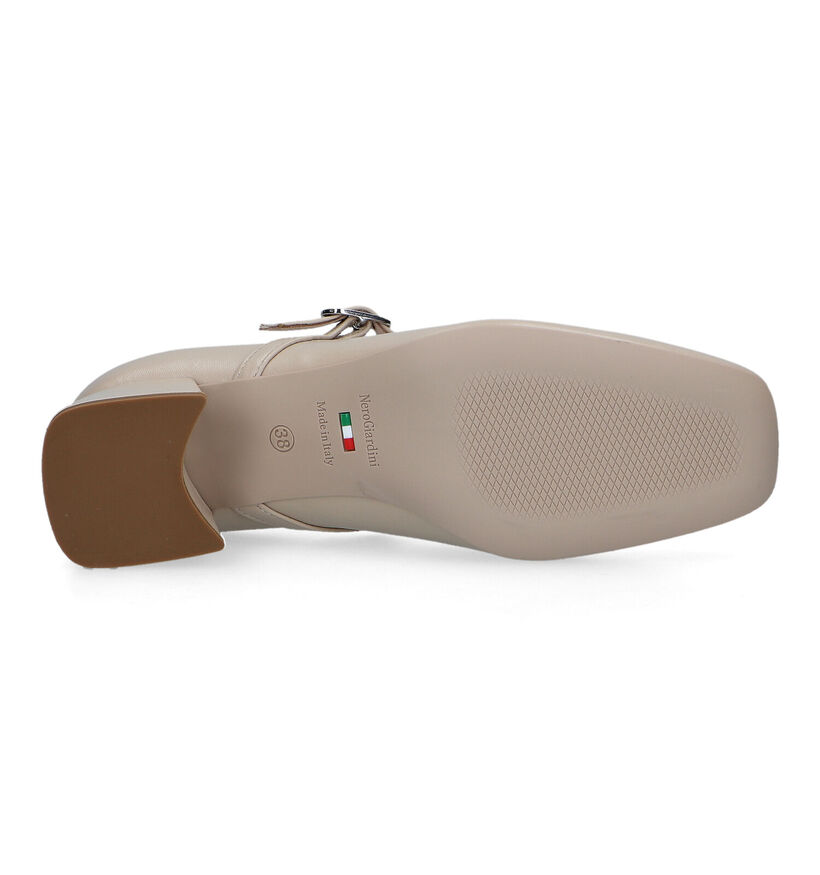 NeroGiardini Escarpins avec talon carré en Camel pour femmes (330211)