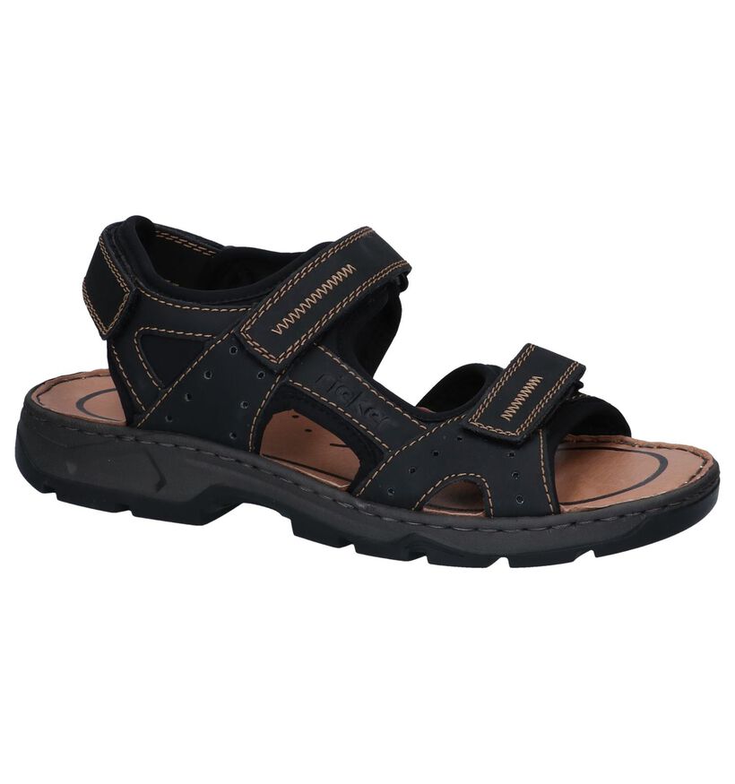 Donkerbruine Sandalen Rieker in kunstleer (247984)