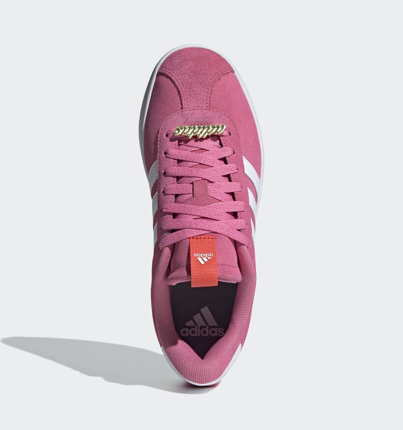 adidas VL Court 3.0 Baskets en Fuchsia pour femmes (341461)