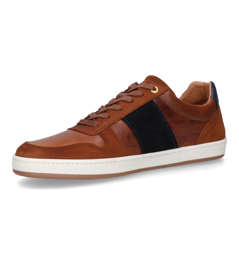 Pantofola d'Oro Palermo Chaussures à lacets en Cognac en cuir (321729)