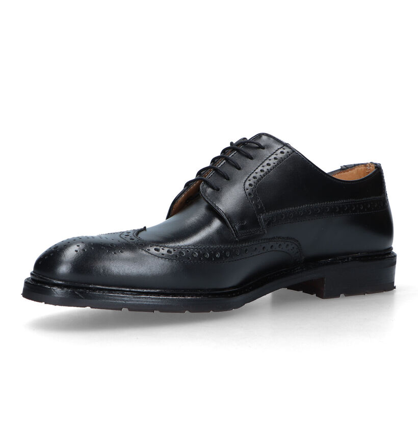 Ambiorix Grayson Chaussures à lacets en Noir pour hommes (327703) - pour semelles orthopédiques