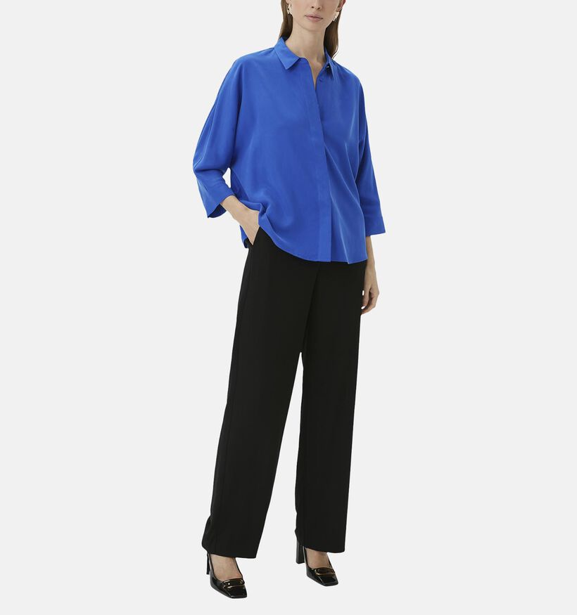 comma Blauw Hemd voor dames (337507)