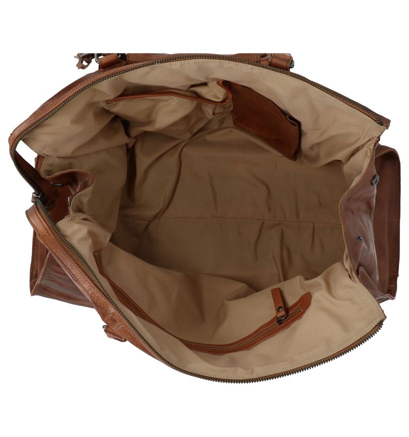 Cognac Shopper Tas Burkely Noble Nova in leer (252430)