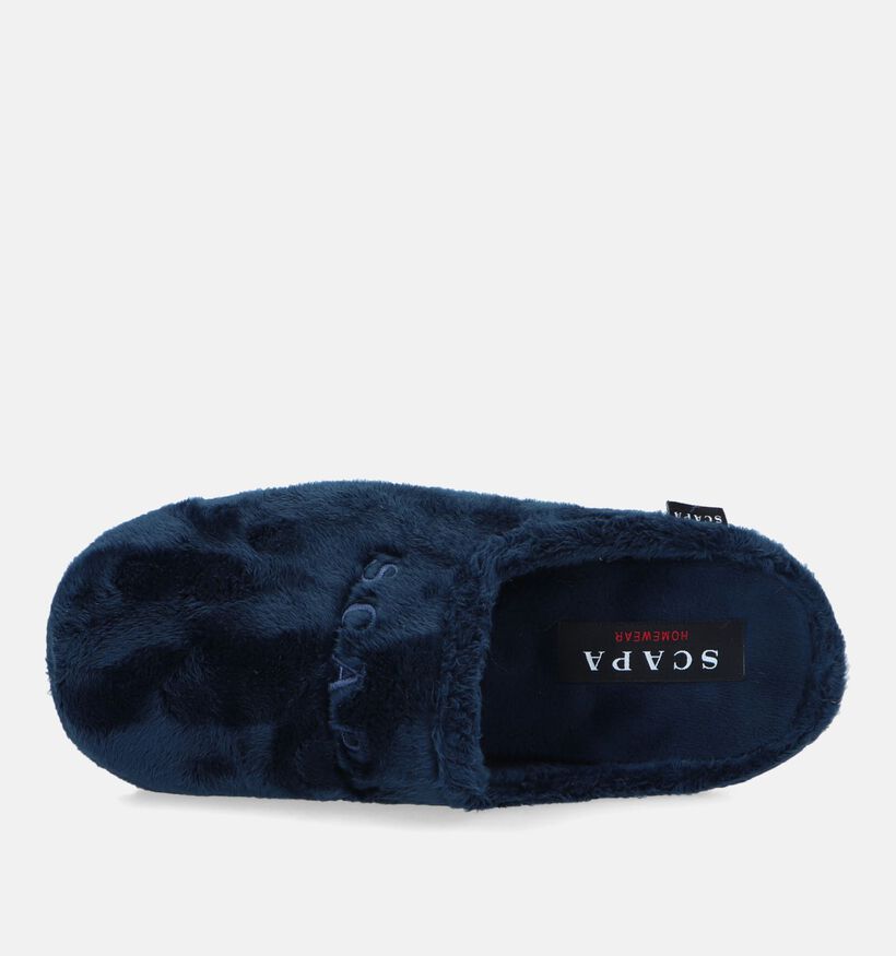 Scapa Pantoufles ouvertes en Bleu foncé pour femmes (332648)