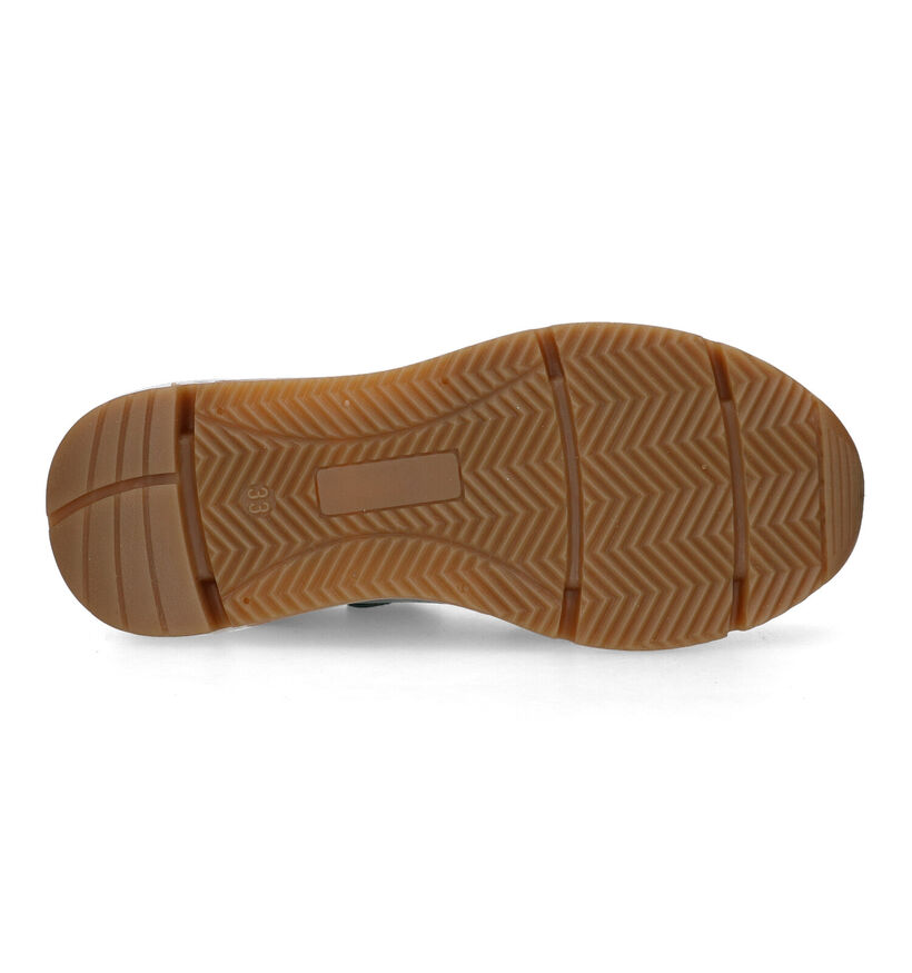 STONES and BONES Falcan Blauwe Veterschoenen in nubuck (325938)