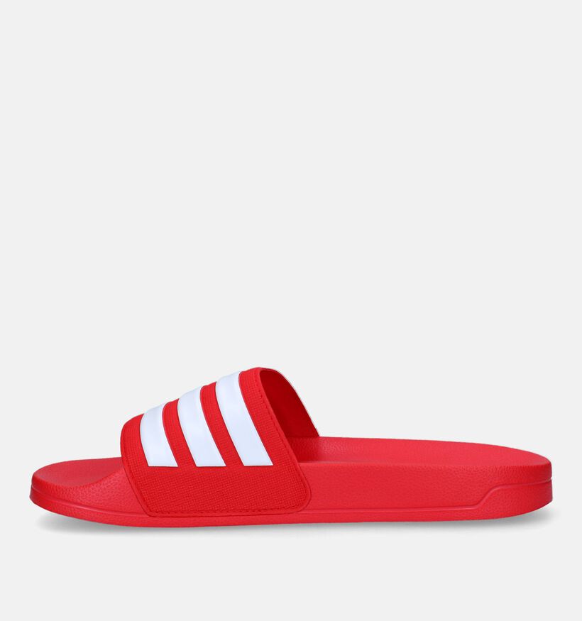 adidas Adilette Shower Nu-pieds en Rouge pour hommes (319070)
