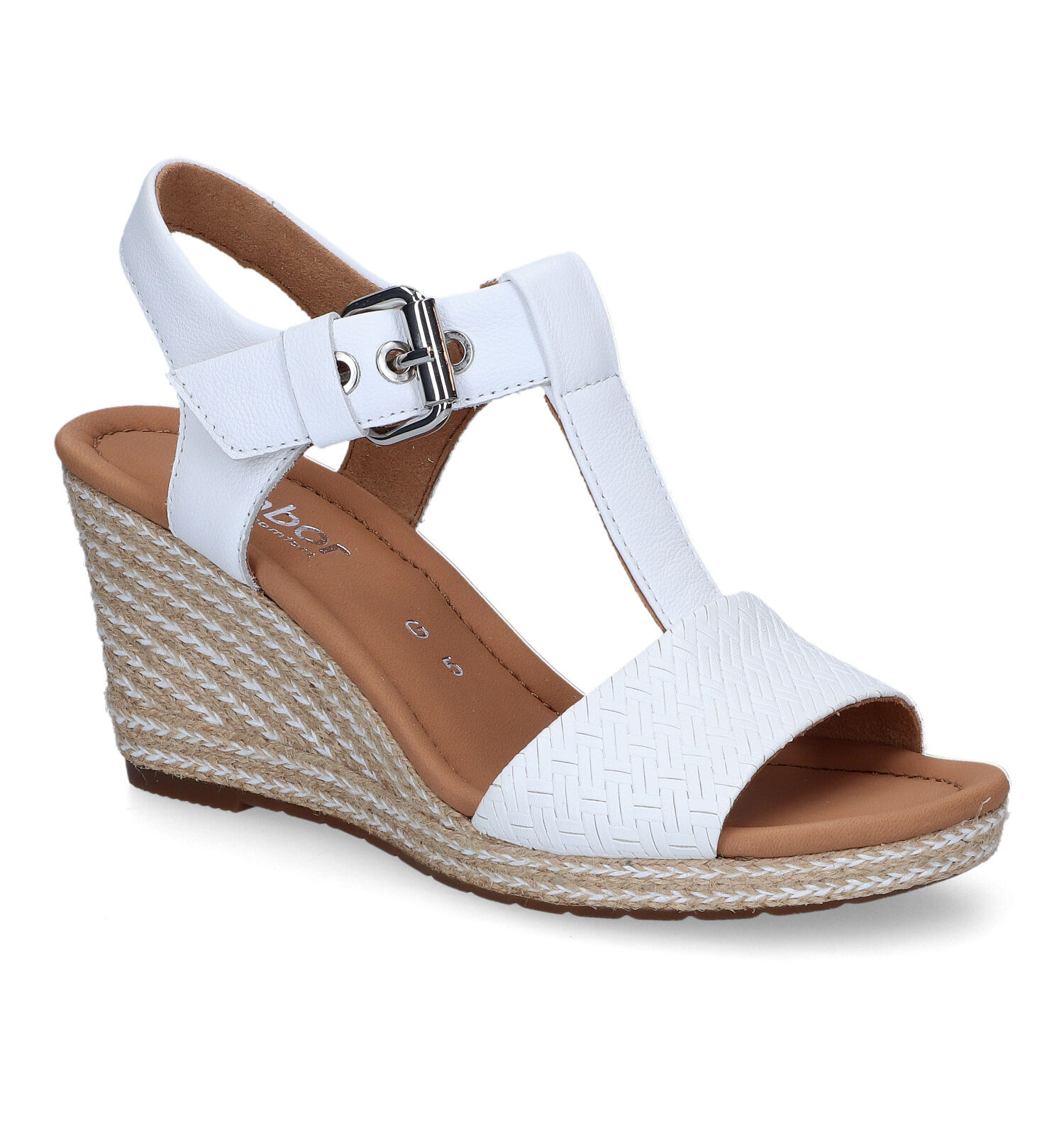 Gabor Witte Sandalen Dames Sandalen Lage schoenen Online op