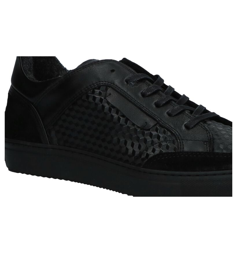 Borgo Sport Parma Zwarte Sneakers in leer (223690)