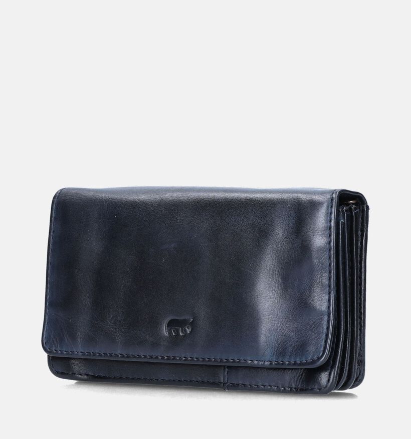 Bear Design Blauwe Overslagportemonnee voor dames (350747)