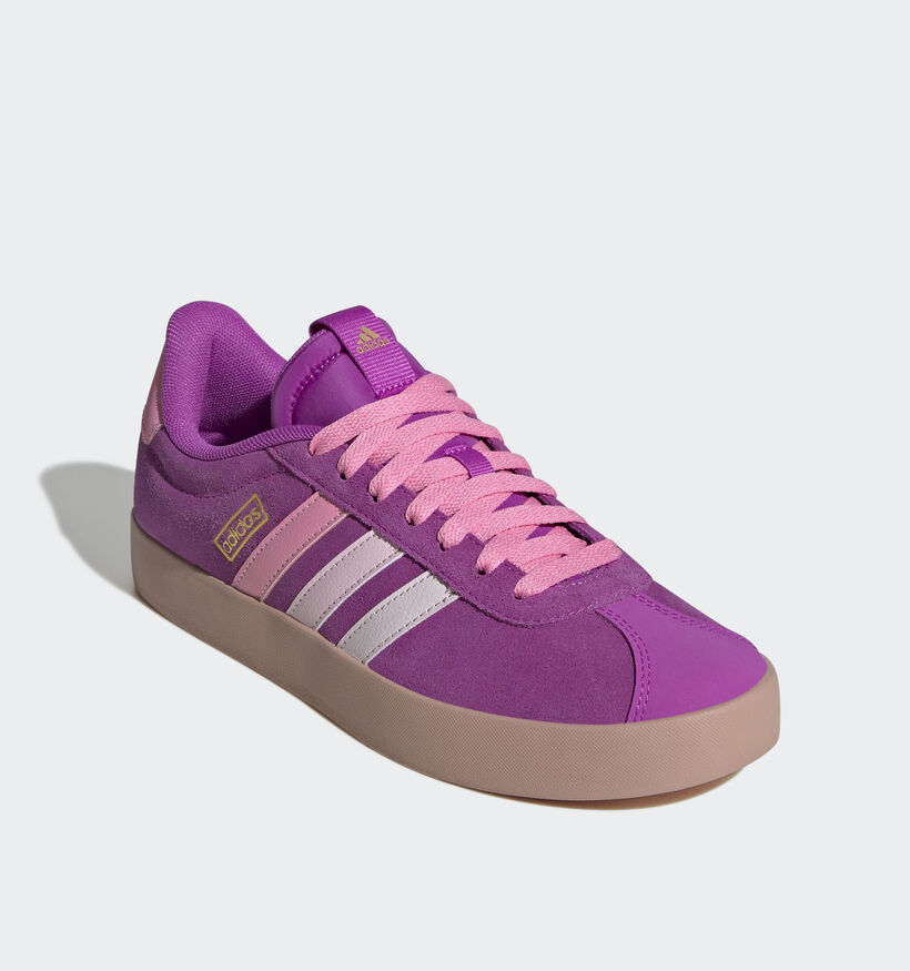 adidas VL Court 3.0 Paarse Sneakers voor dames (350197)