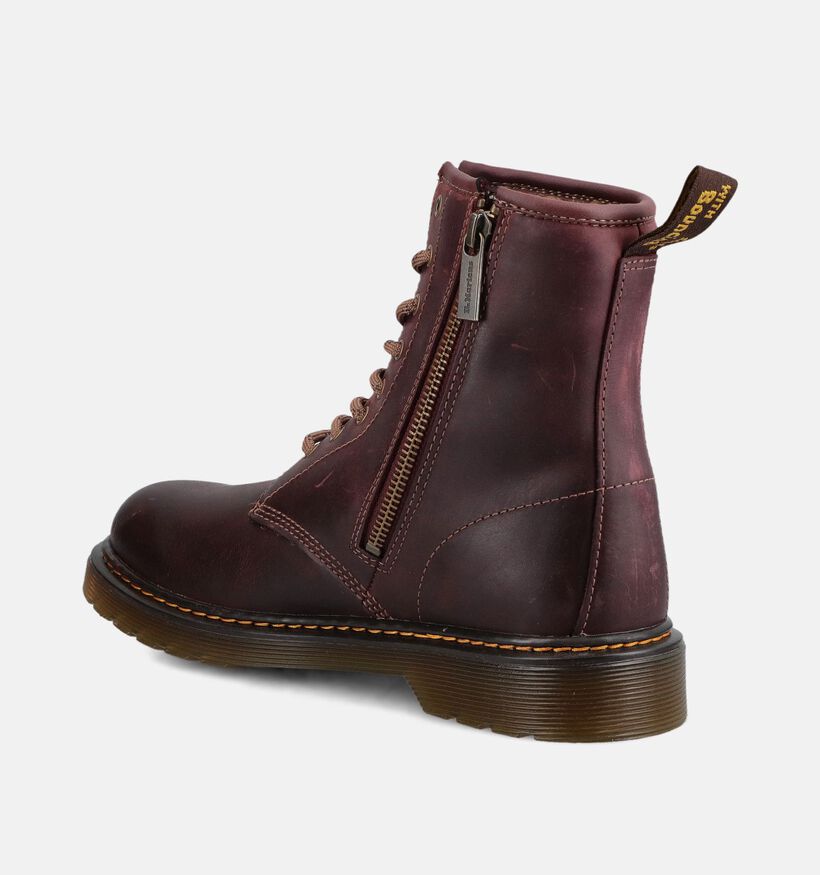 Dr. Martens 1460 Serena Boots &agrave; lacets en Marron pour filles, gar&ccedil;ons (376029)
